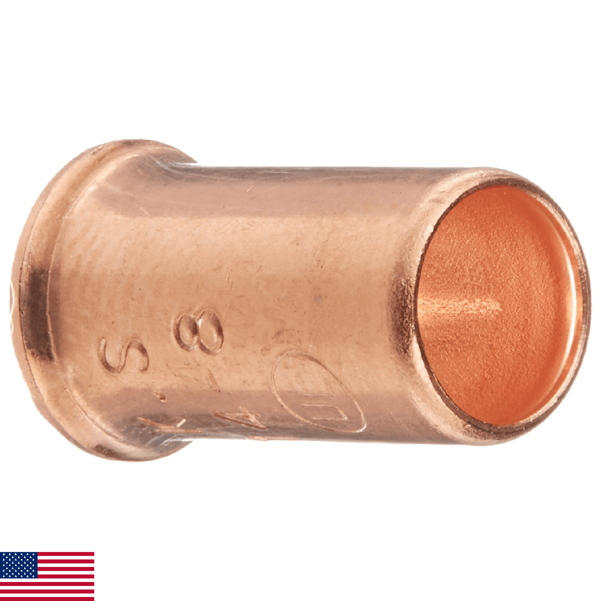 NSI SB1808 Easy-Twist Copper Crimp Sleeve Wire Connector, 18-8 AWG Wire Range, P - Image 1