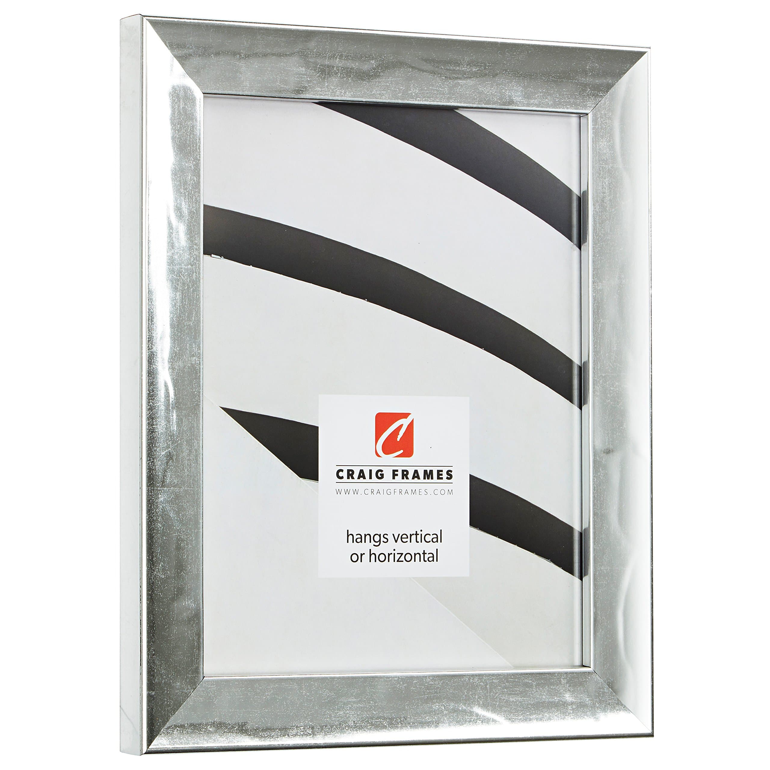 Craig Frames 7742 Allure Picture Frame, 10" x 13", French Silver - Thumbnail 2