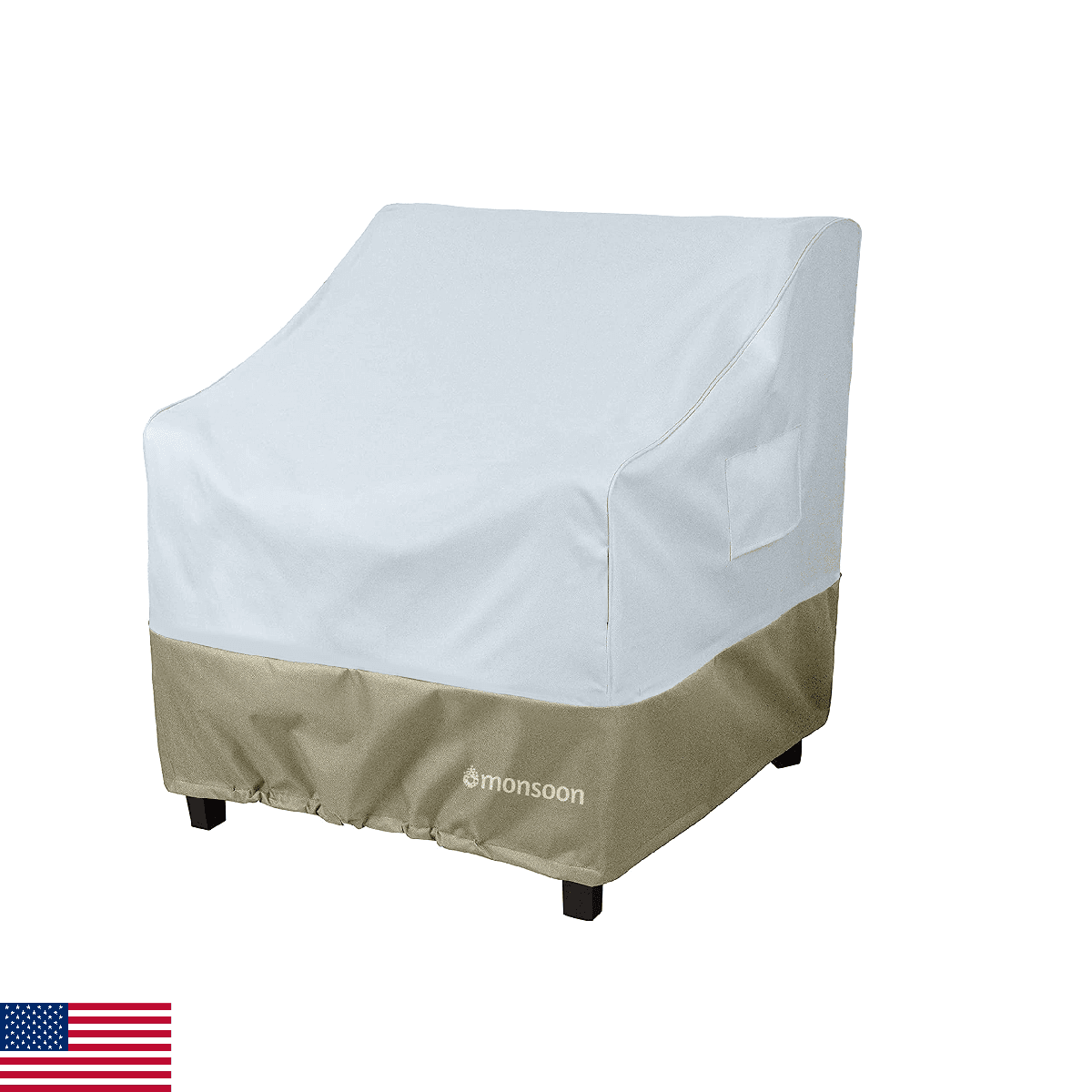 Monsoon Waterproof Patio Chair Cover 36-Inch Outdoor Lawn Furniture Cover - Image 1
