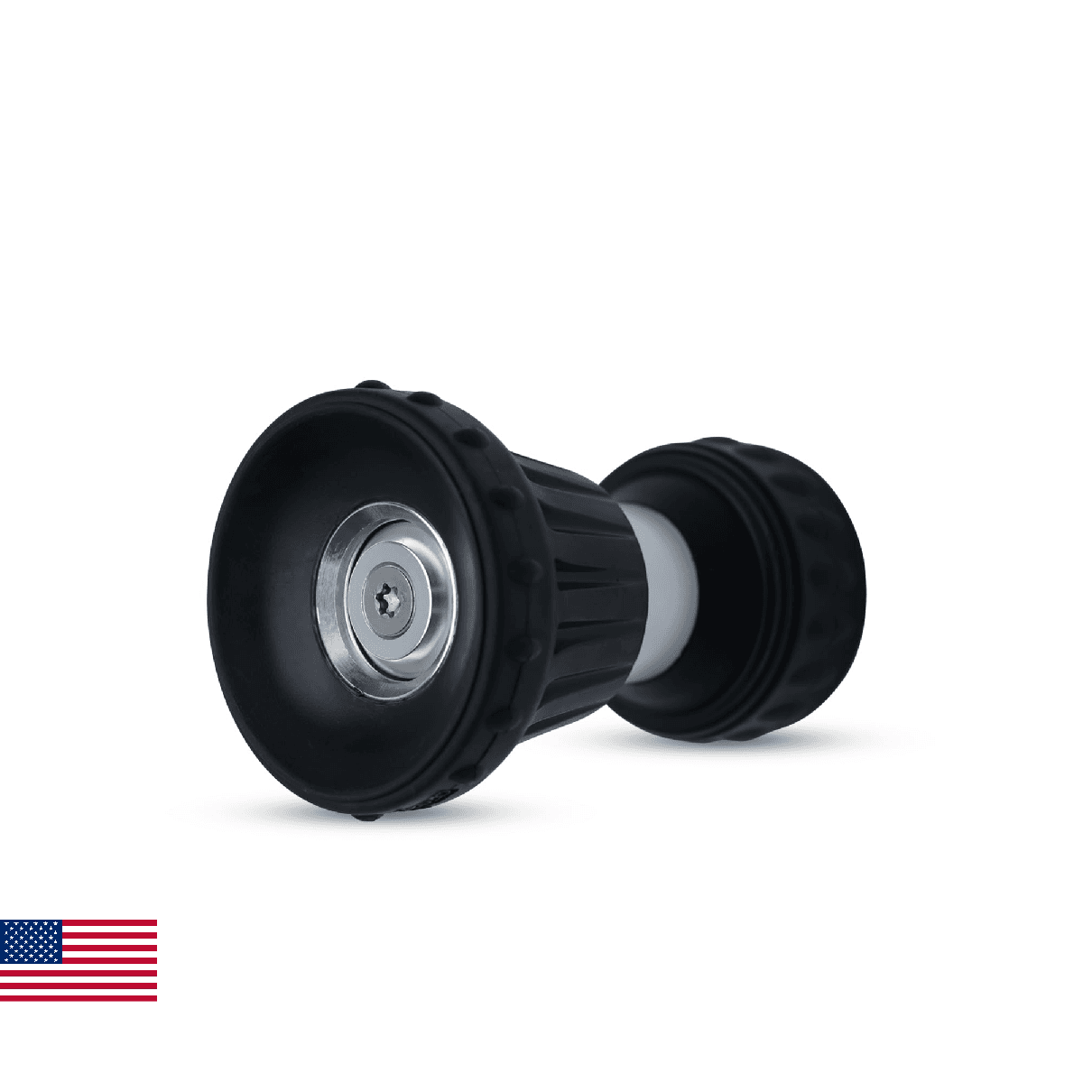 S.M. Arnold Professional 4-Inch Fireman Hose Nozzle - Adjustable, Heavy-Duty, Ve - Image 1