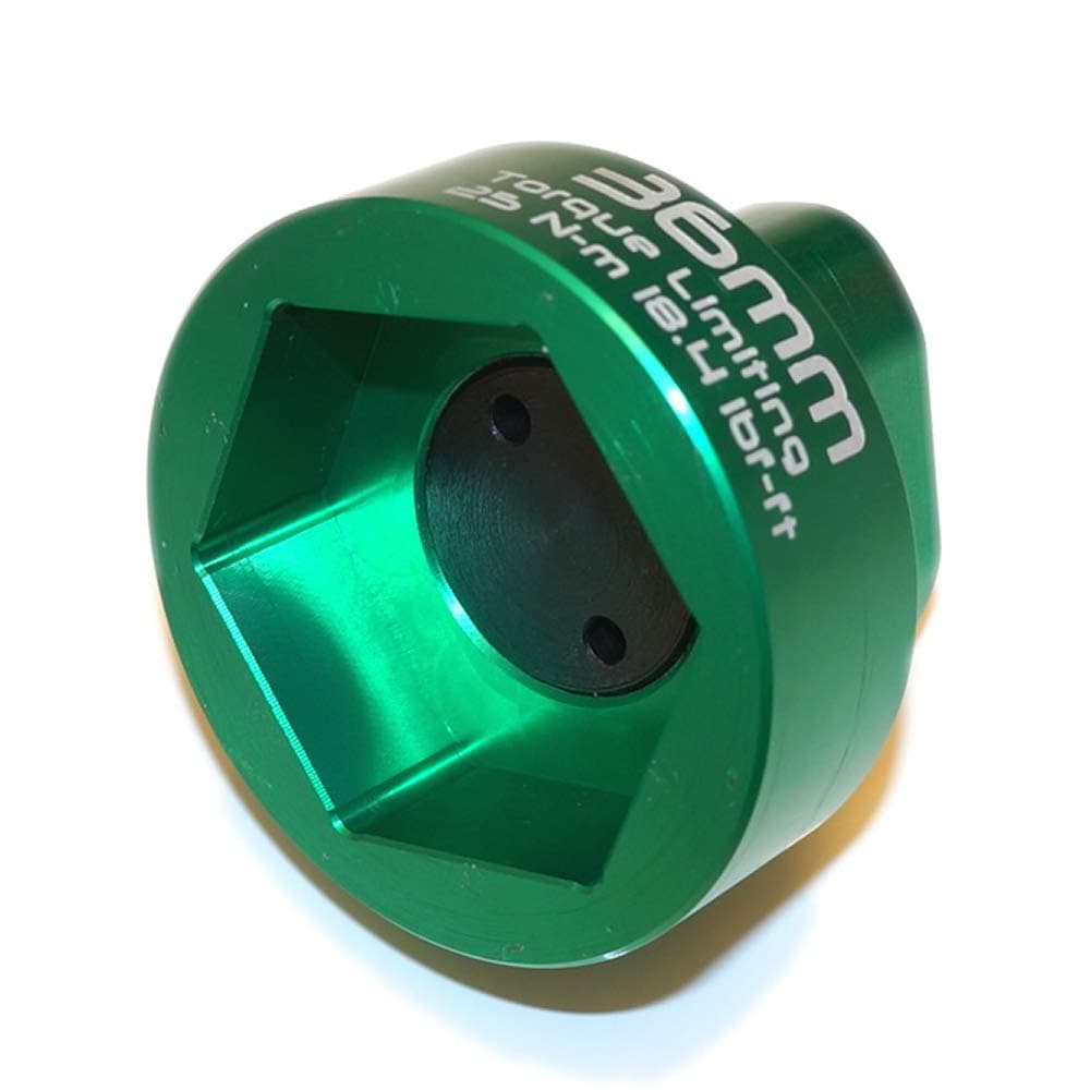 KLICK WRENCH 2-Stage 36mm Torque Limiting Oil Filter Wrench, Green, 6061-T6 Alum - Image 1