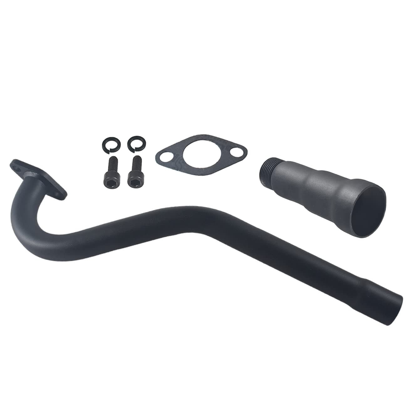 pinkhatcat 3-Stage Exhaust Header Pipe For Predator 79cc 98cc 3HP Coleman CT100U - Image 1