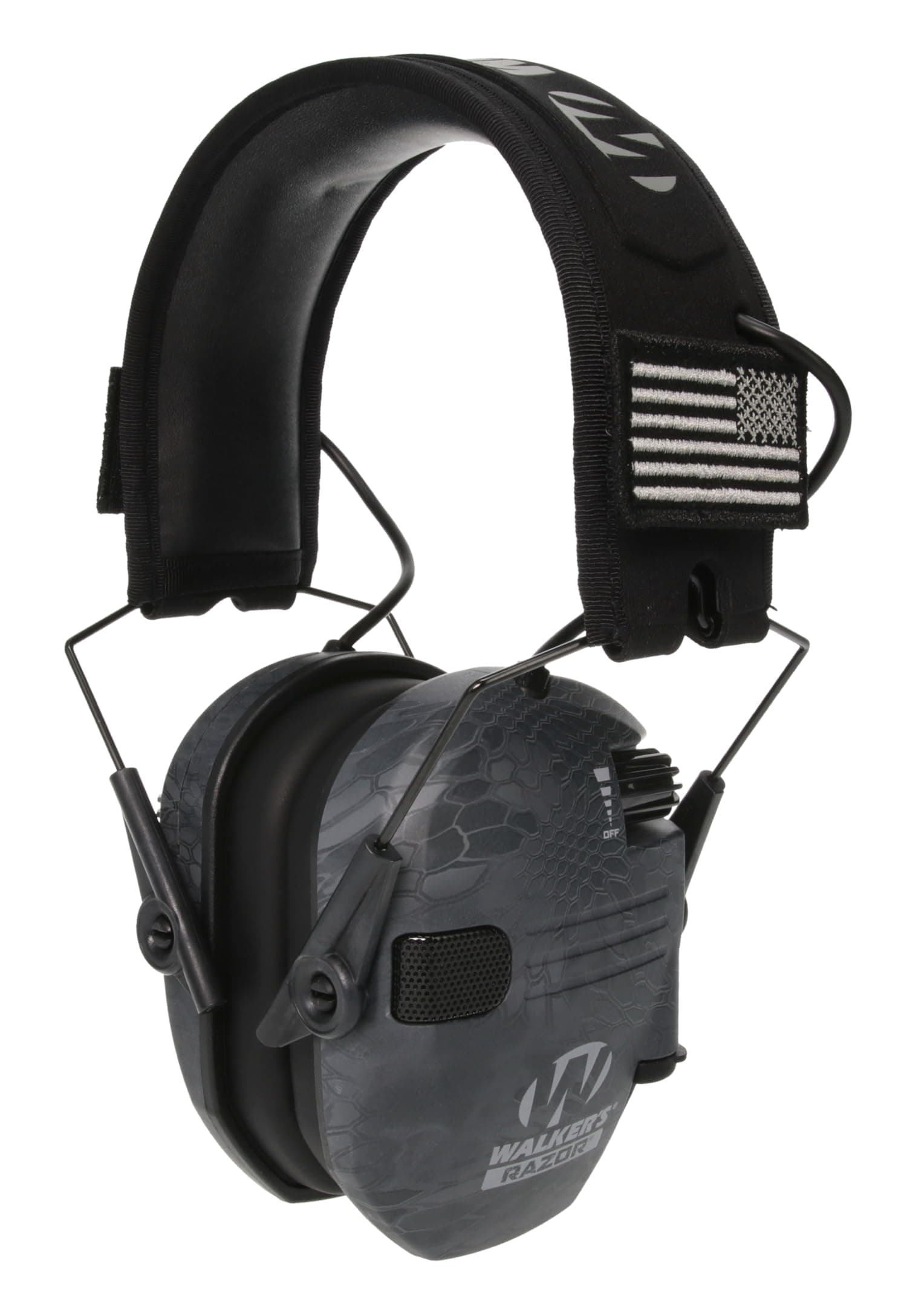 Walker's Razor Patriot Electronic Ear Muff - Kryptek - Hearing Protection - Image 1
