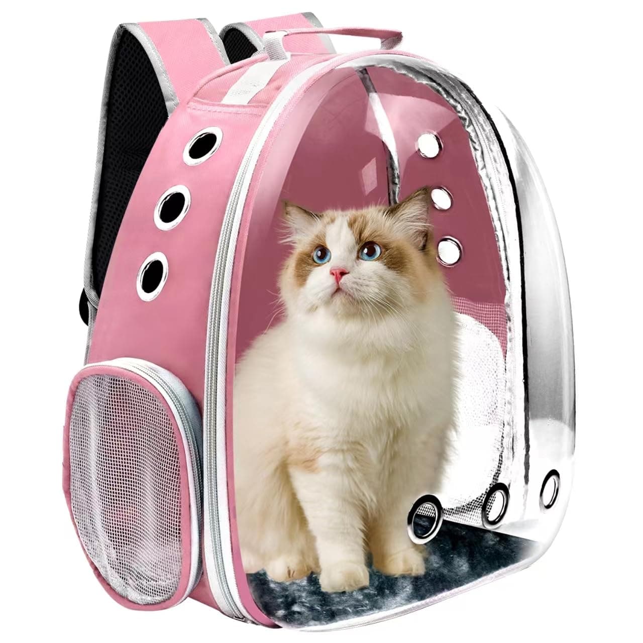 Cat Backpack Carrier | Ventilated Design for Small Dogs & Puppies - Image 1
