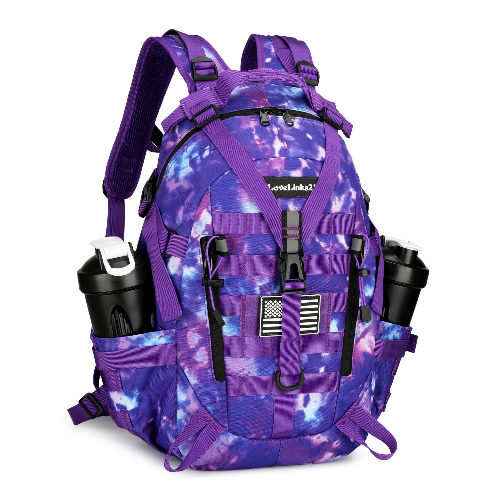 Lovelinks21 25L Tactical Backpack Hiking Military Daypack Molle Bag EDC - Image 1