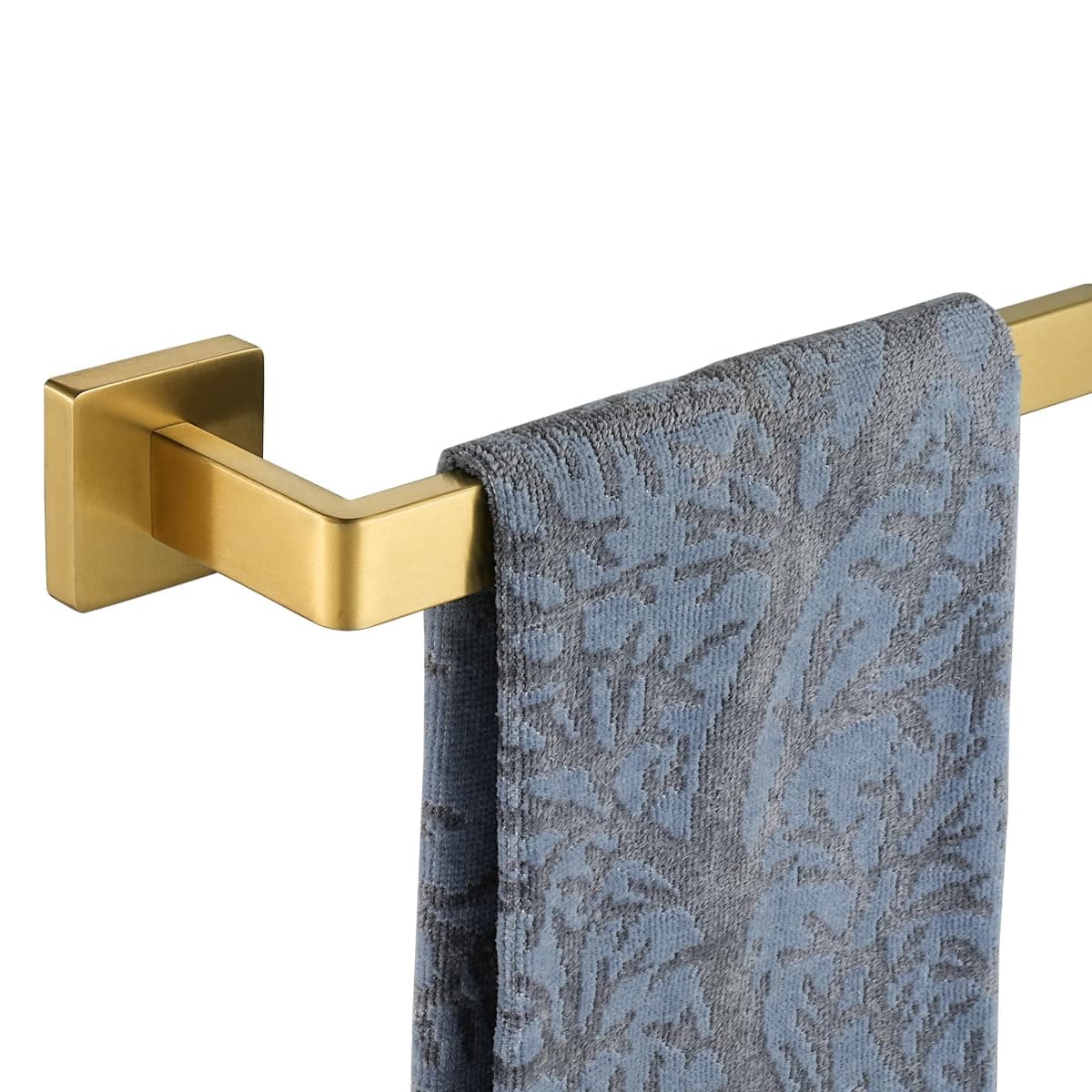 JQK Gold 26.4" Towel Bar, Rounded Edges 304 Stainless Steel Wall Mount TB250L24- - Image 1