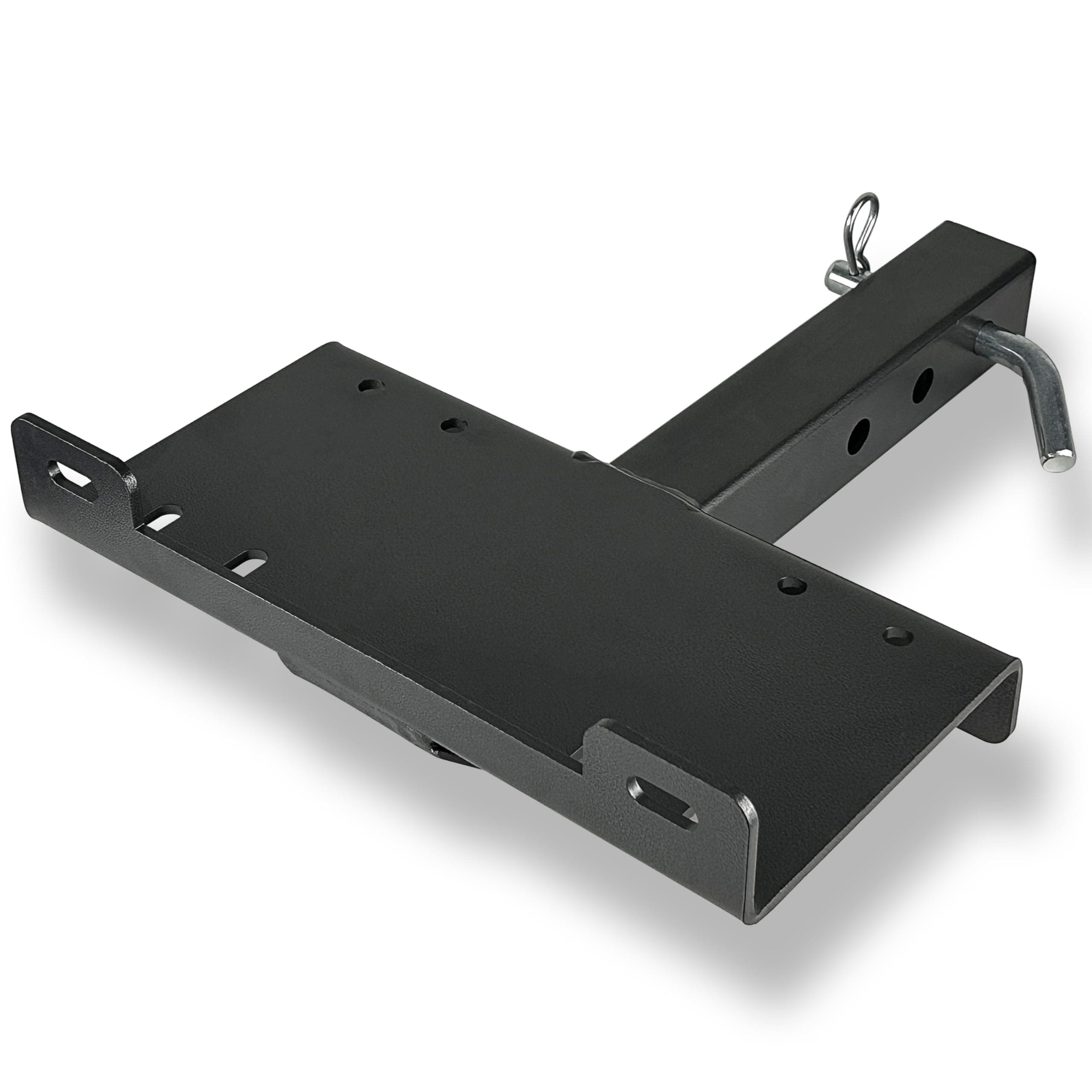 VONLX Winch Hitch Mounting Plate 2" Receiver Heavy Duty Steel Trailer Mount - Image 1
