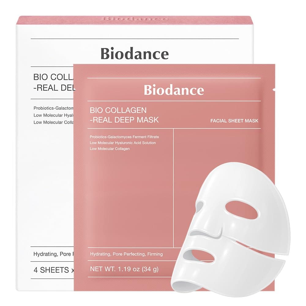 BIODANCE Bio-Collagen Real Deep Mask, Hydrating, Pore Minimizing Hydrogel - Image 1