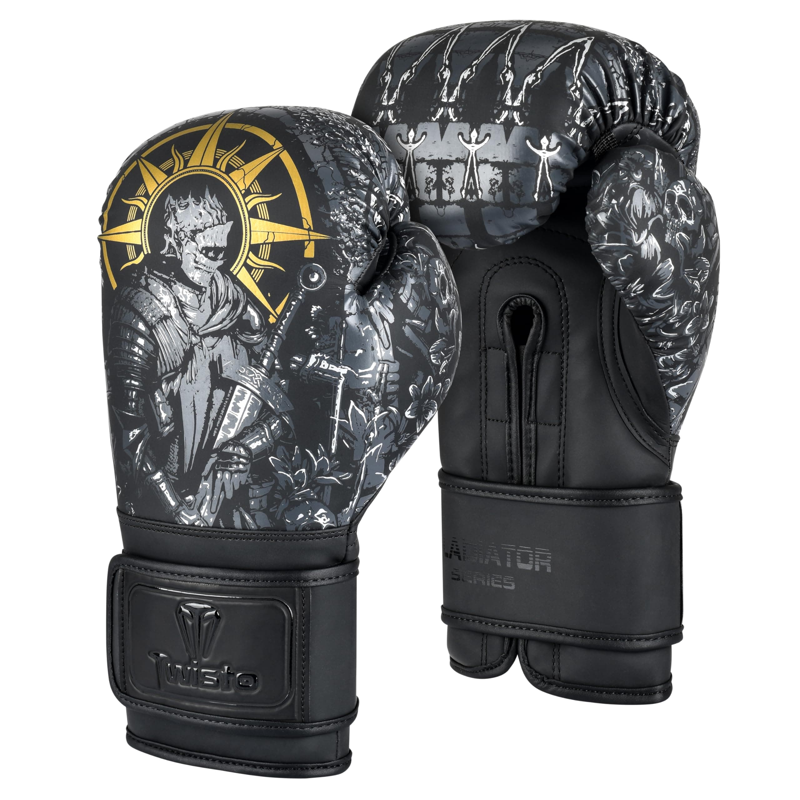 Twisto Boxing Gloves S6 Pro Training Sparring Maya Hide Leather Muay Thai MMA Ki - Image 1