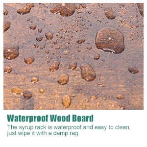 KLM Liquor Bottle Display Shelf Coffee Syrup Rack Organizer 3 Step Countertop Li - Thumbnail 9