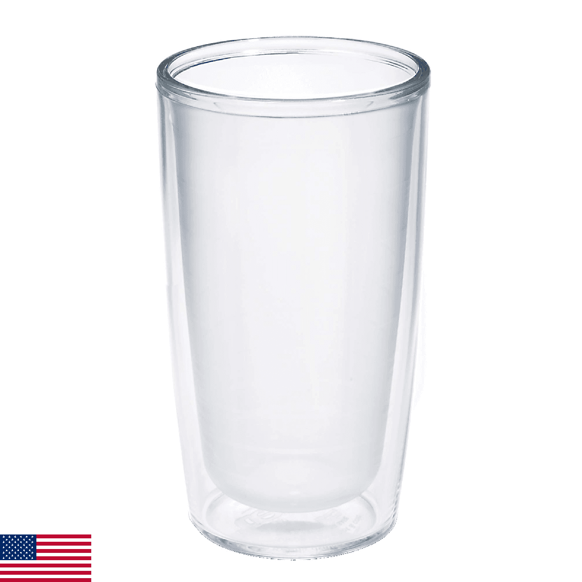 Tervis Crystal Clear Tabletop Made in USA Double Walled Insulated Tumbler Travel - Image 1
