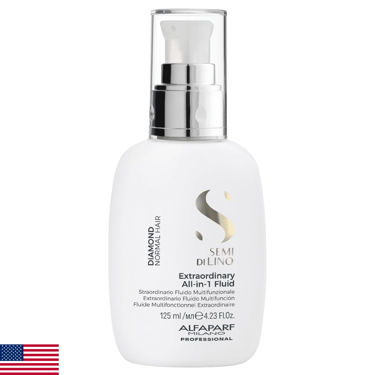 ALFAPARF MILANO Semi di Lino Diamond Extraordinary All-in-1 Leave-In Fluid with - Image 1