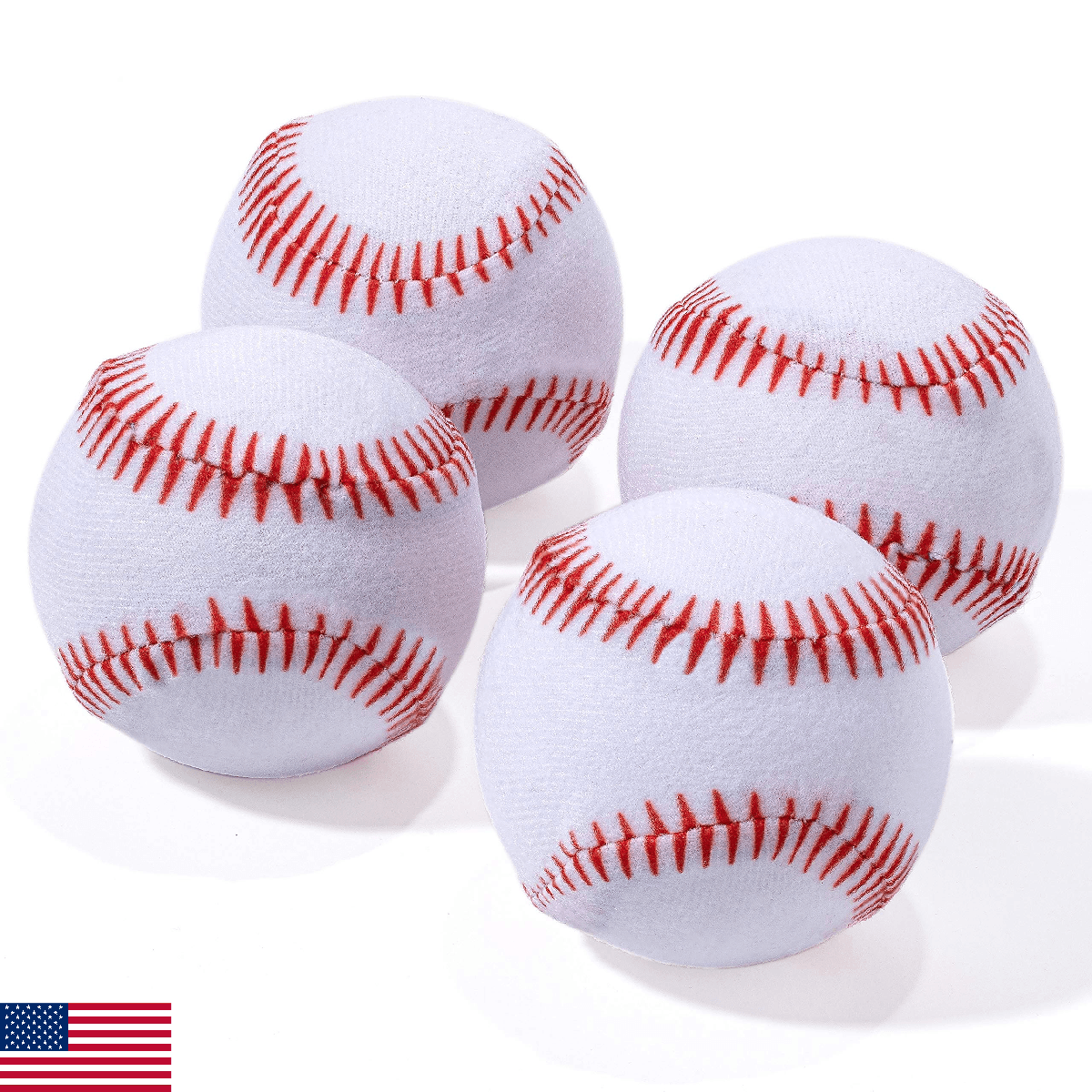 Franklin Sports Self-Stick Baseballs - 2-in-1 Grow-with-Me Batting Tee Replaceme - Image 1