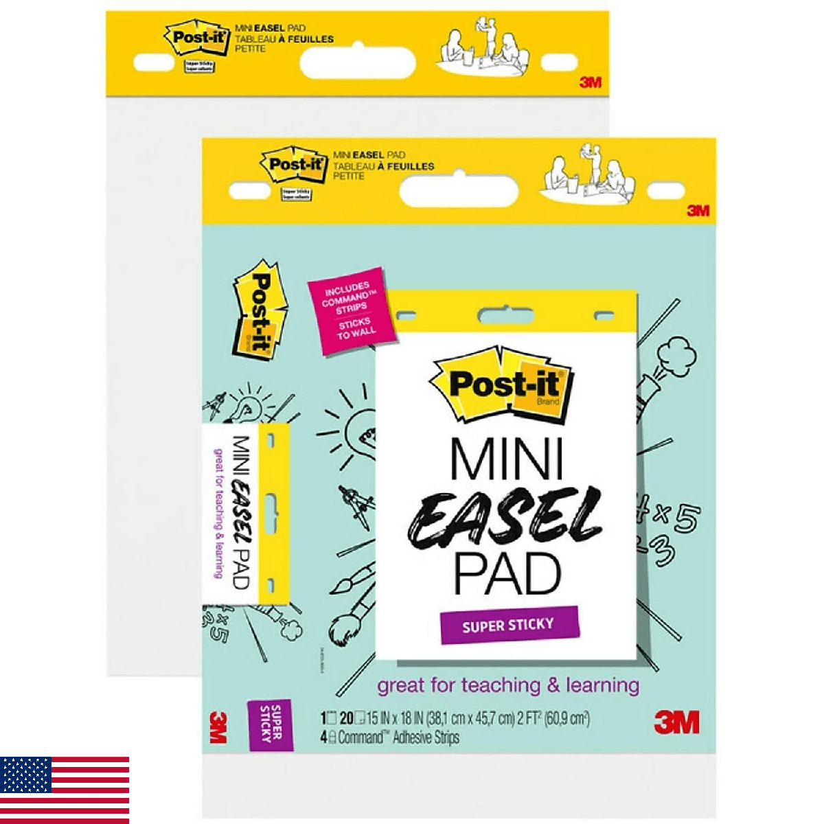 Post-it® Post it Super Sticky Mini Easel Pad - Image 1