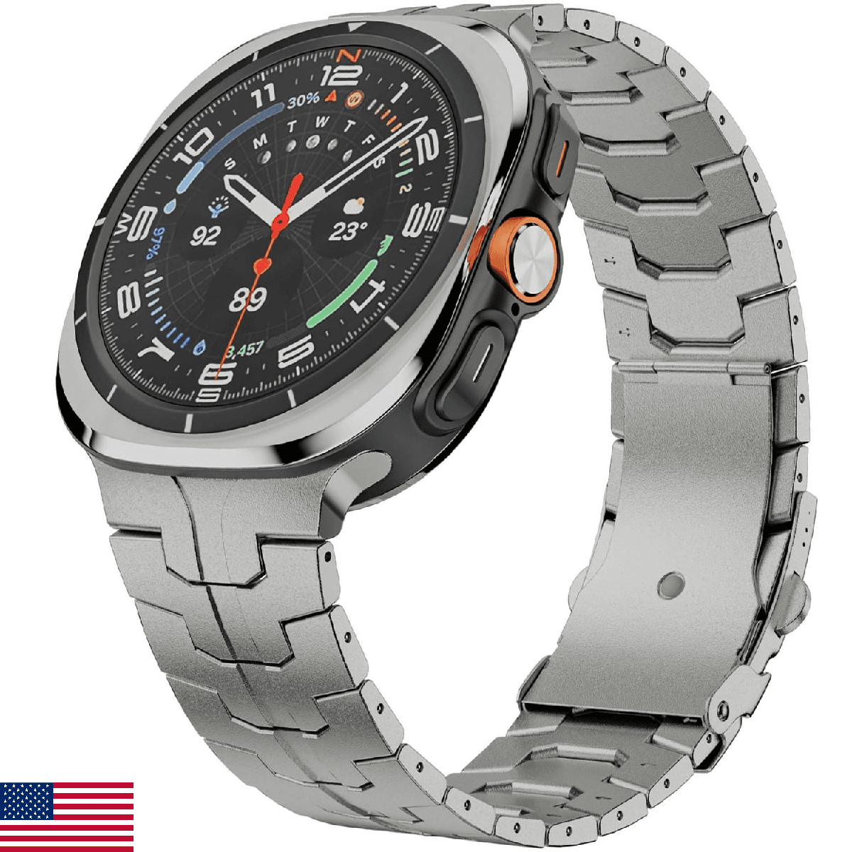 DEALELE Bands Compatible with Samsung Galaxy Watch Ultra 47mm (2025/2024), Mecha - Image 1