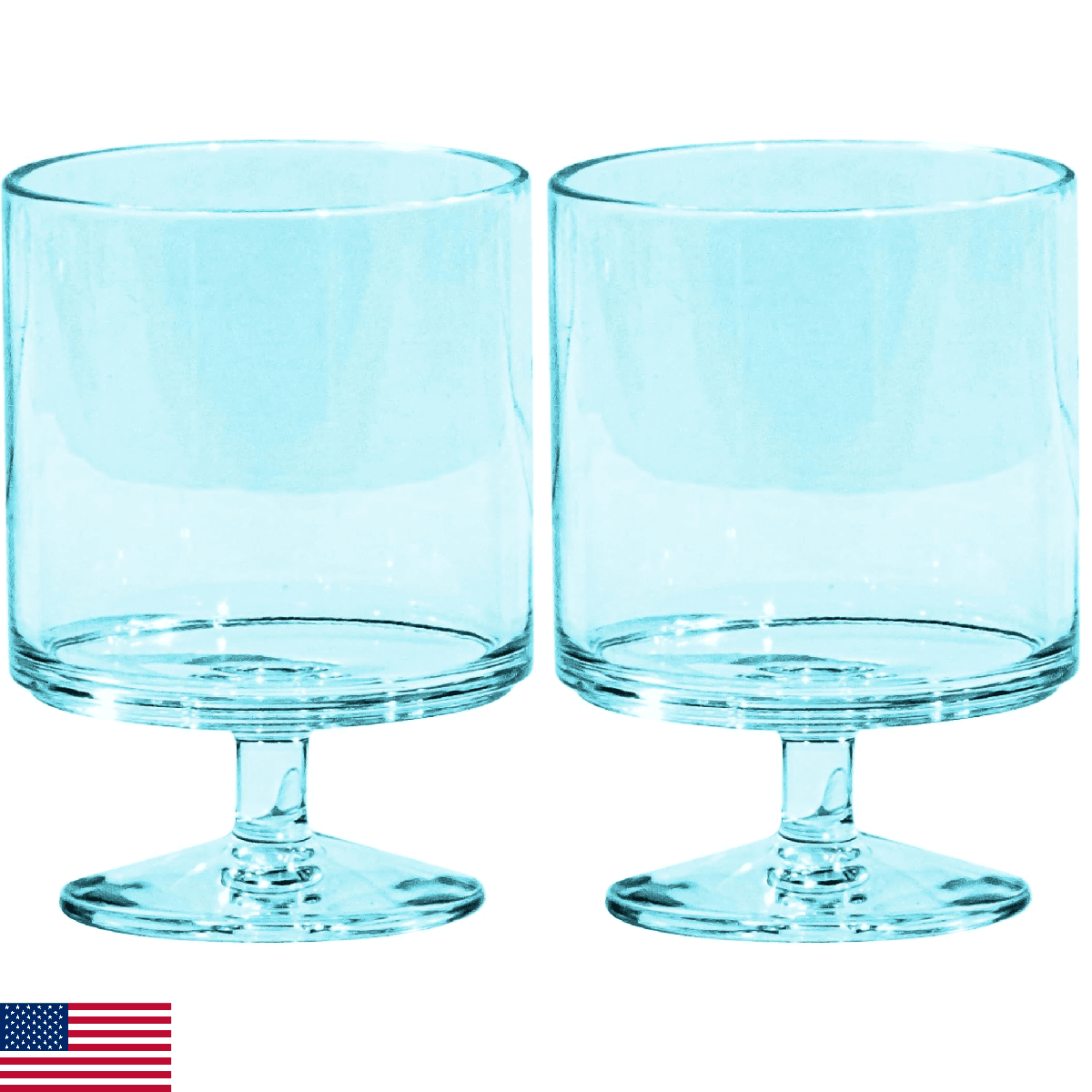 TarHong Stacking Wine Goblet, Premium Plastic, Shatterproof, Indoor/Outdoor 9.4 - Image 1