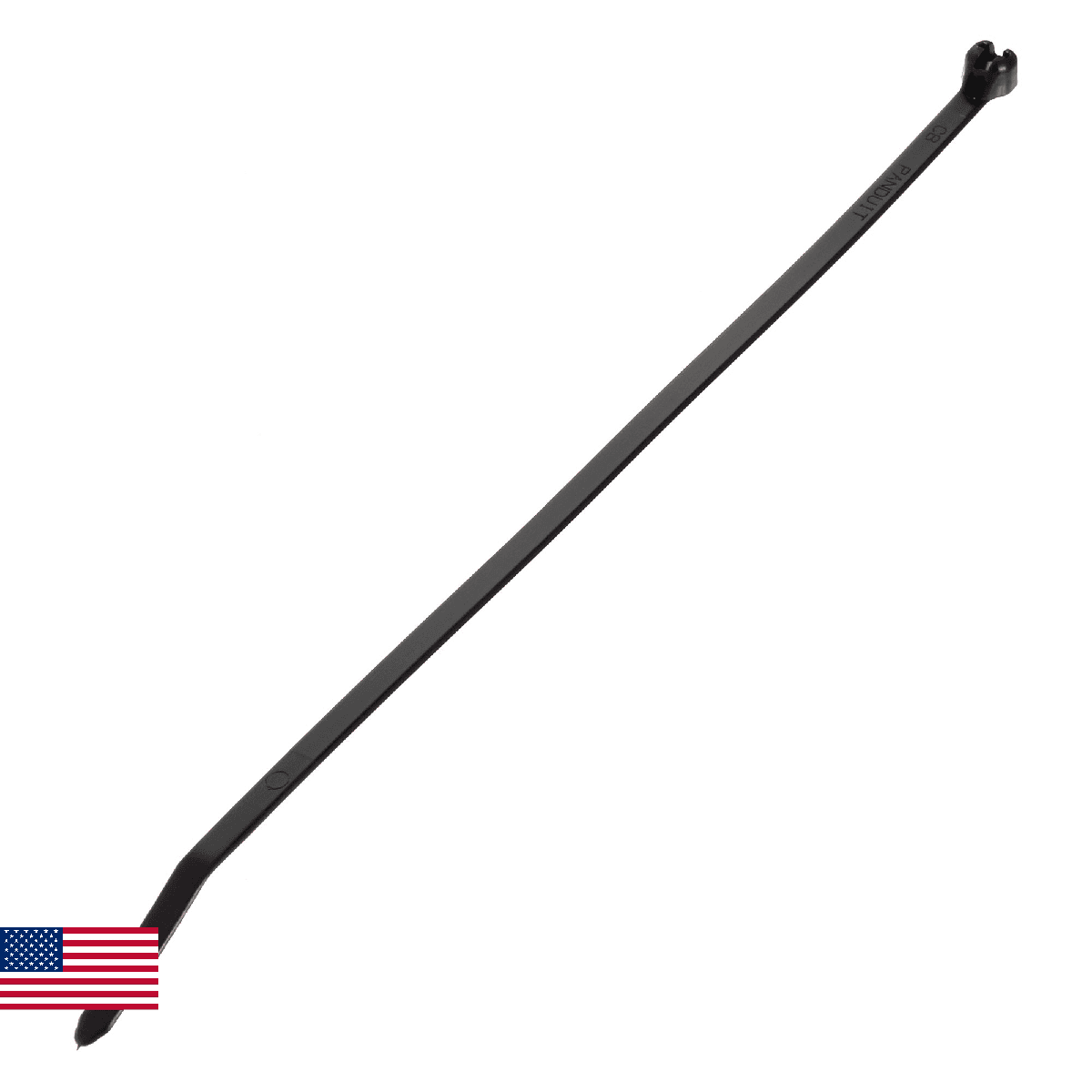 Panduit BT2I-C0 Dome-Top Barb Ty Cable Tie Weather Resistant Nylon 6.6 40lb Tens - Image 1