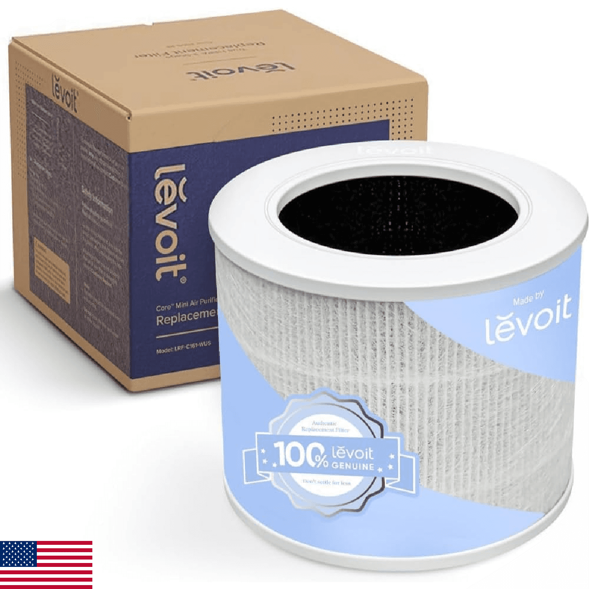 LEVOIT Core Mini-P Replacement Filter, Genuine Core Mini-RF Air Purifier Filters - Image 1