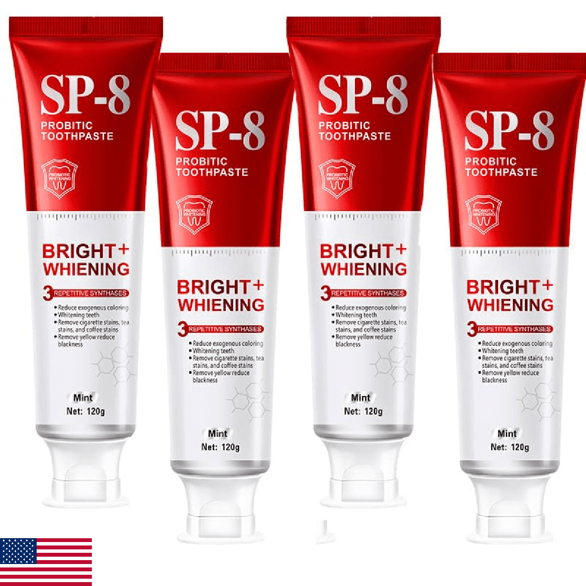 SP-8 Probiotics Whitening Toothpaste - Probiotics for Teeth Whitening and Gum He - Image 1