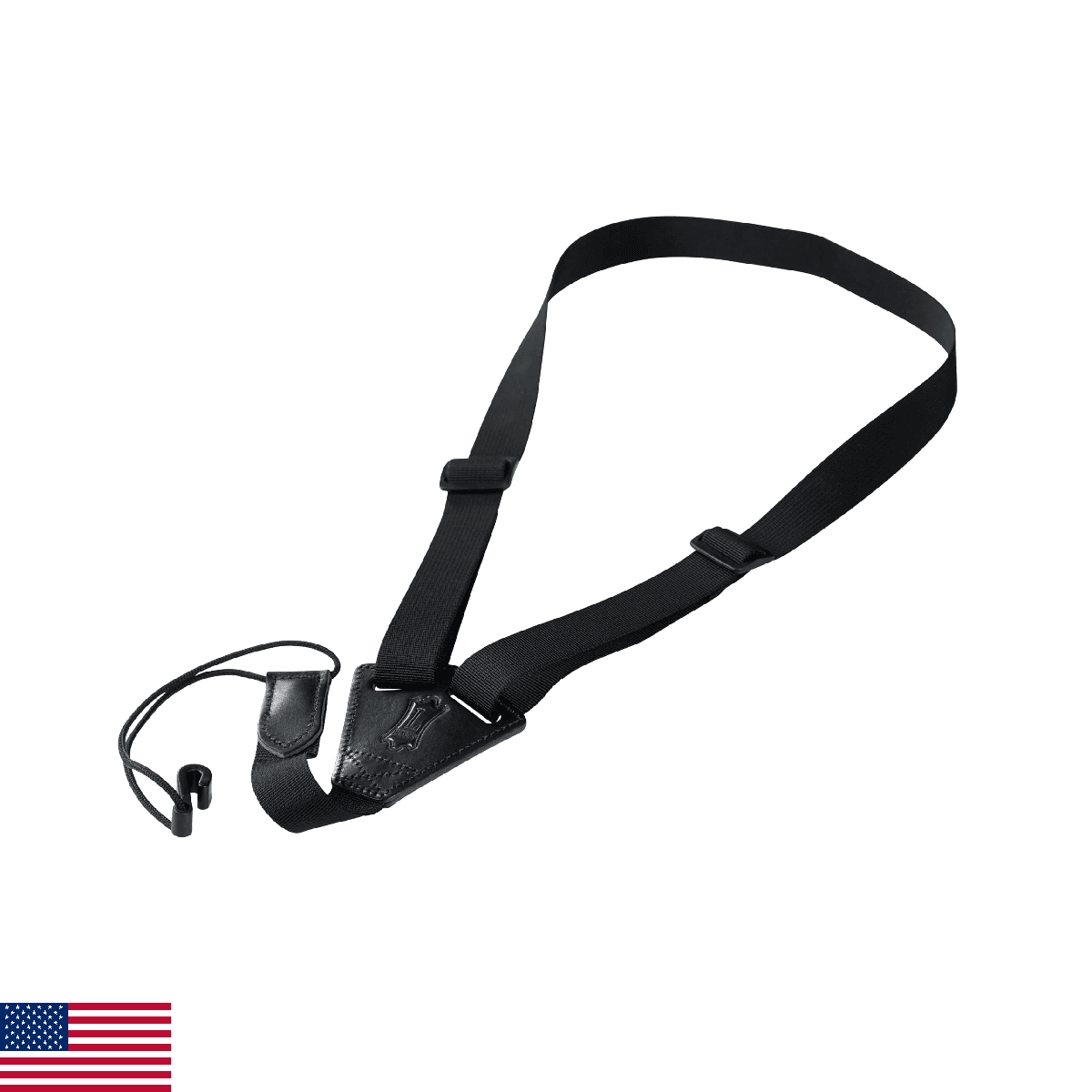 Levy's Leathers 1" Nylon Classical Guitar Strap,Black - Image 1