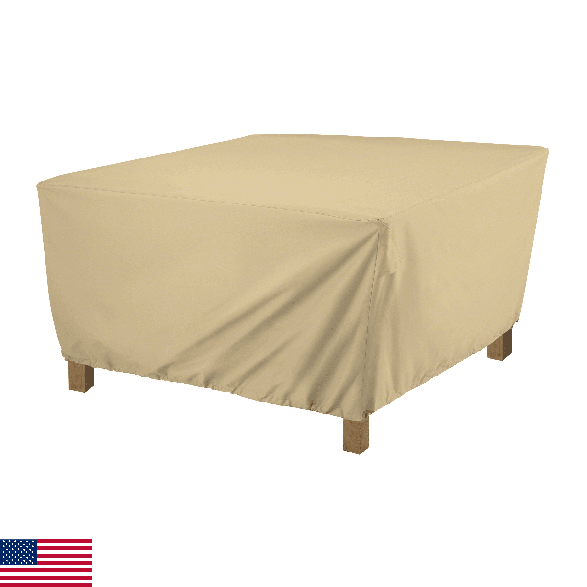 Classic Accessories Terrazzo Water-Resistant 21 Inch Square Ottoman/Coffee Table - Image 1