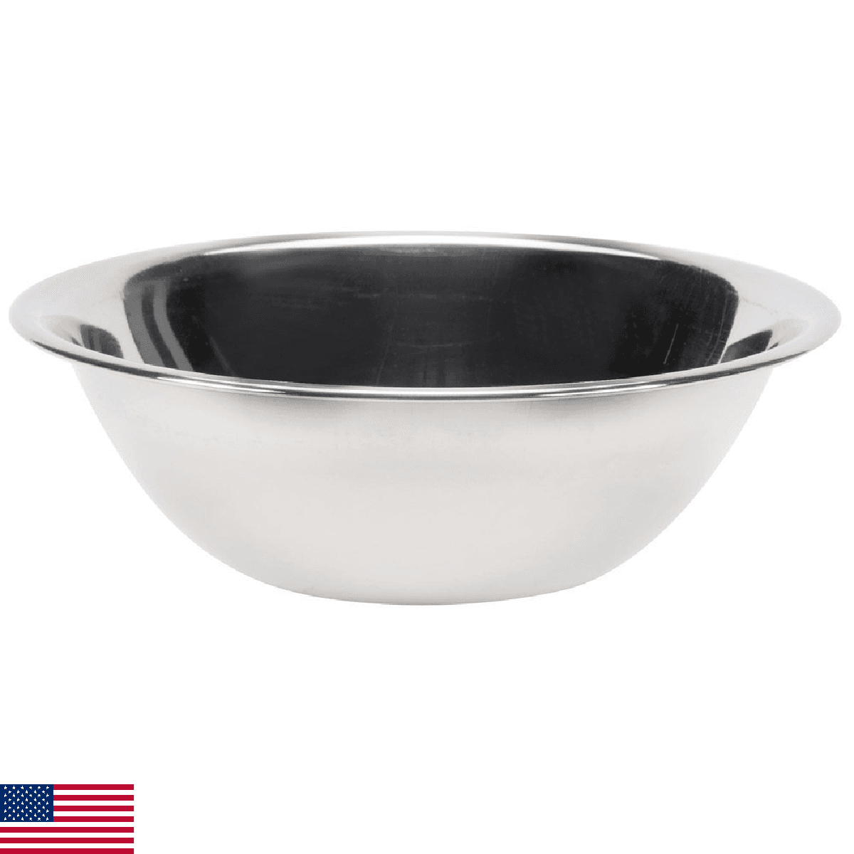 Vollrath 47946 Bright Mirror Finish S/S Economy 16 Quart Mixing Bowl - Image 1