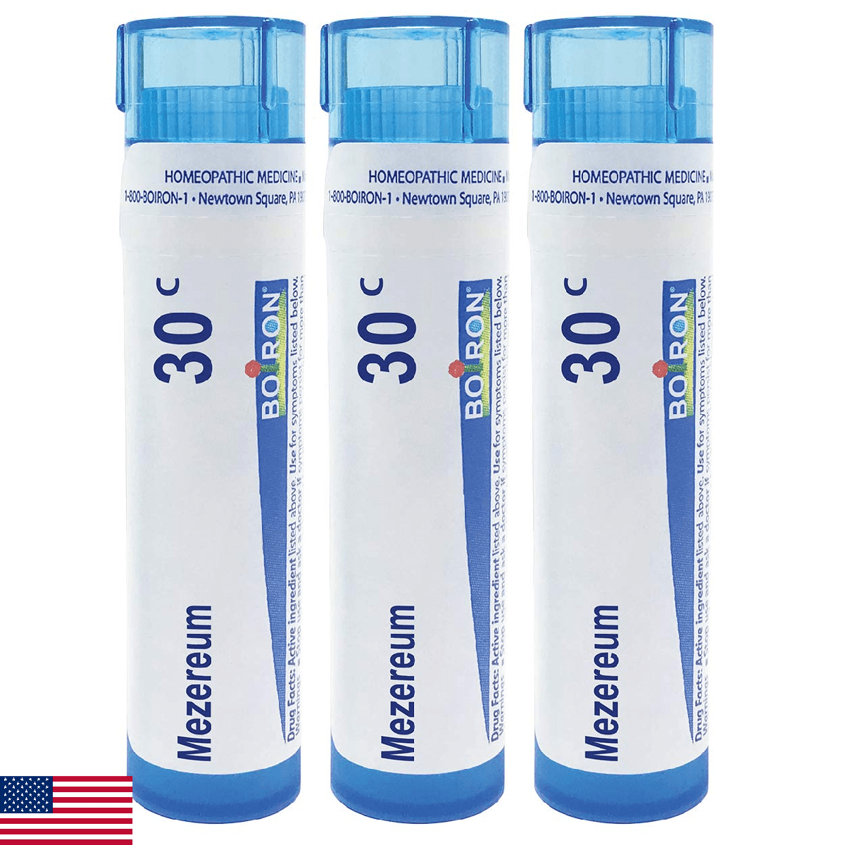 Boiron Mezereum 30C Homeopathic Medicine for Sinus Pain or Oozing, Crusty Skin R - Image 1