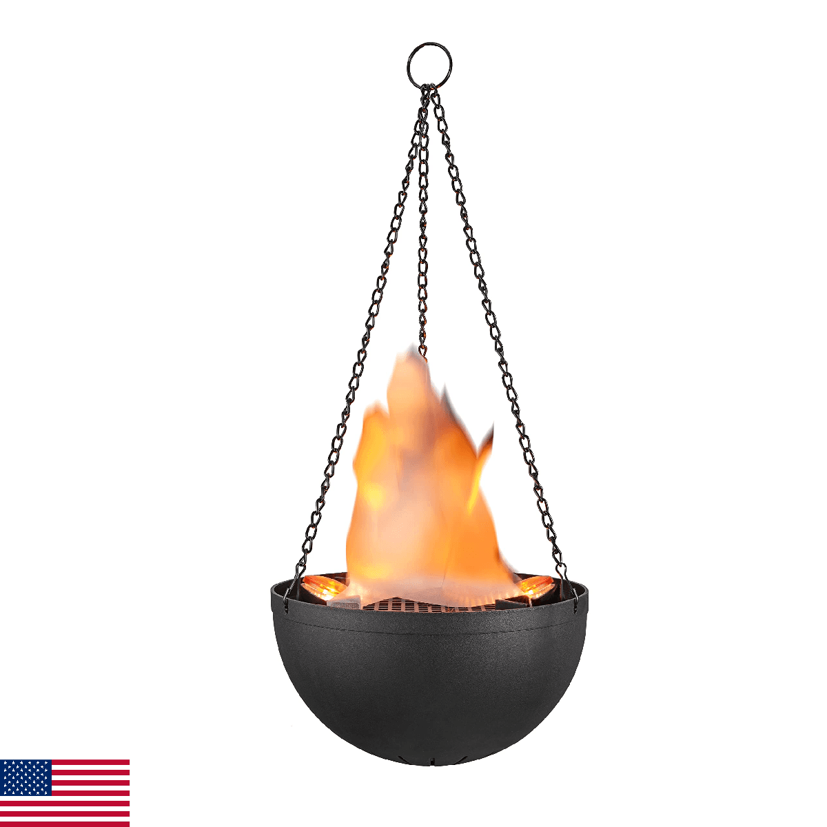 Aspen Creative 61168-02-1, Hanging Fire Flame Light Prop for Halloween, Christma - Image 1