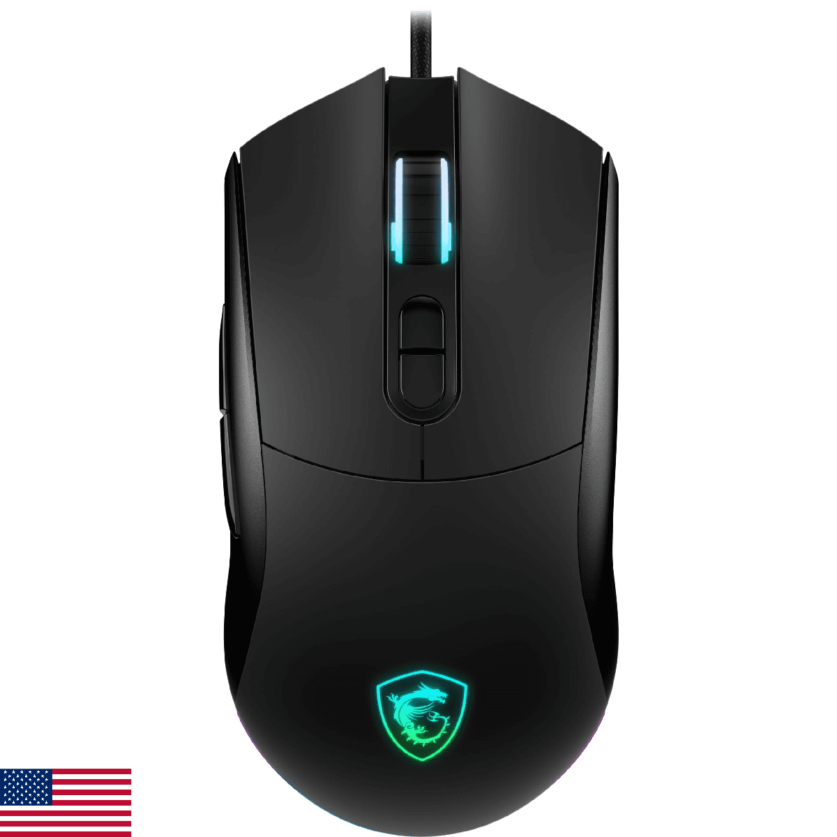 msi Forge GM320 Gaming Mouse, 12800 DPI, 20M+ Clicks Micro Switch, Optical Senso - Image 1