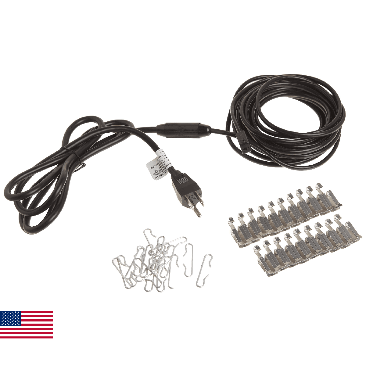 EasyHeat 20' Roof Deicing Cable, For Roof and Gutters, Pre-assembled for Ice and - Image 1