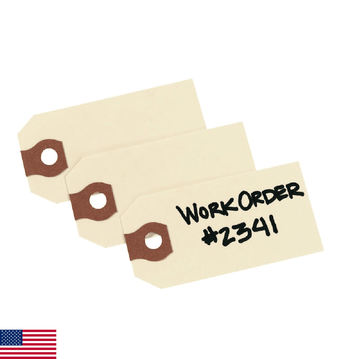 Avery Unstrung Shipping Tags, 11.5 pt. Stock, 2-3/4" x 1-3/8", 1,000 Manila Hang - Image 1