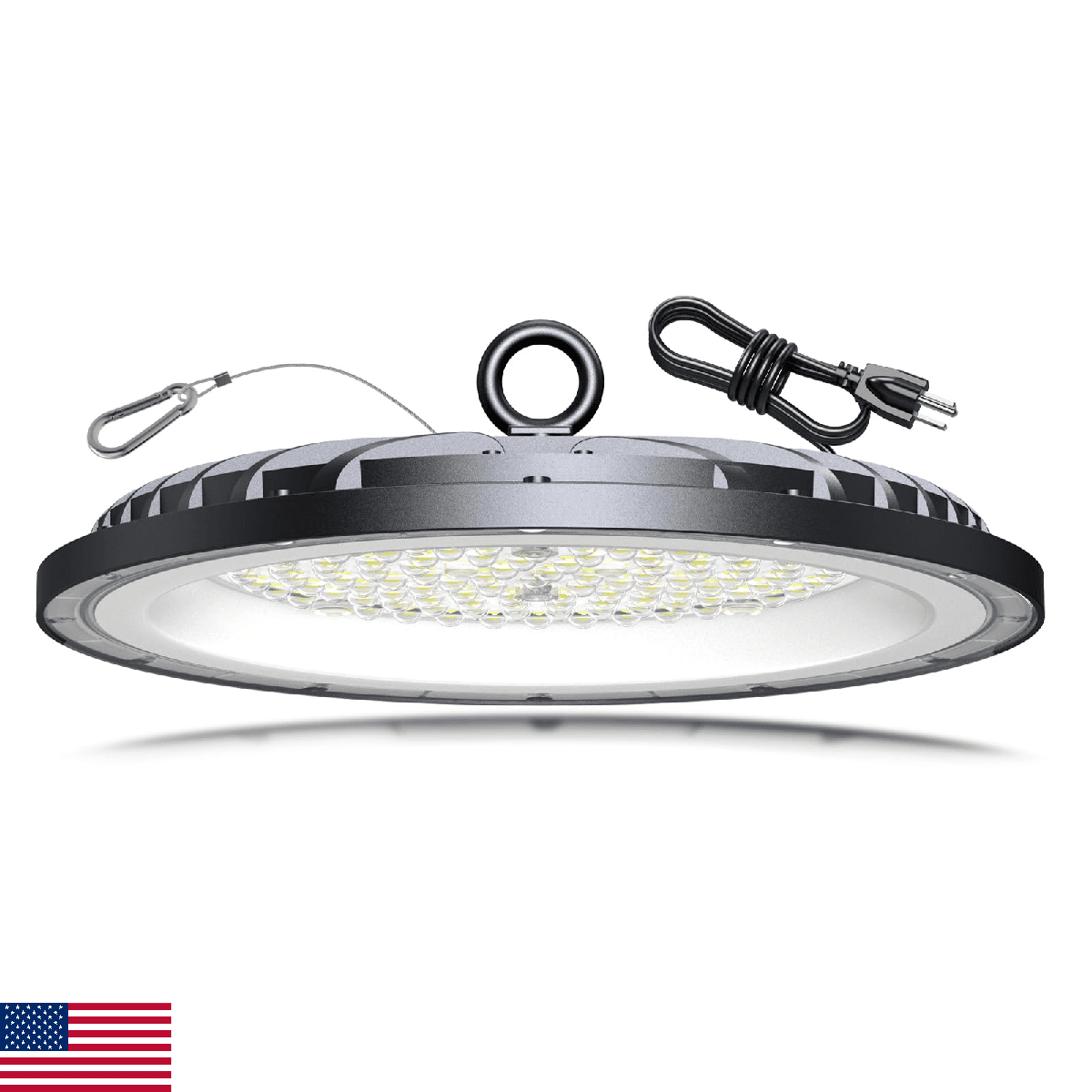 AIKVSXER 300W Shop Lights, 45000LM UFO LED High Bay Light 6000K Garage Lights IP - Image 1