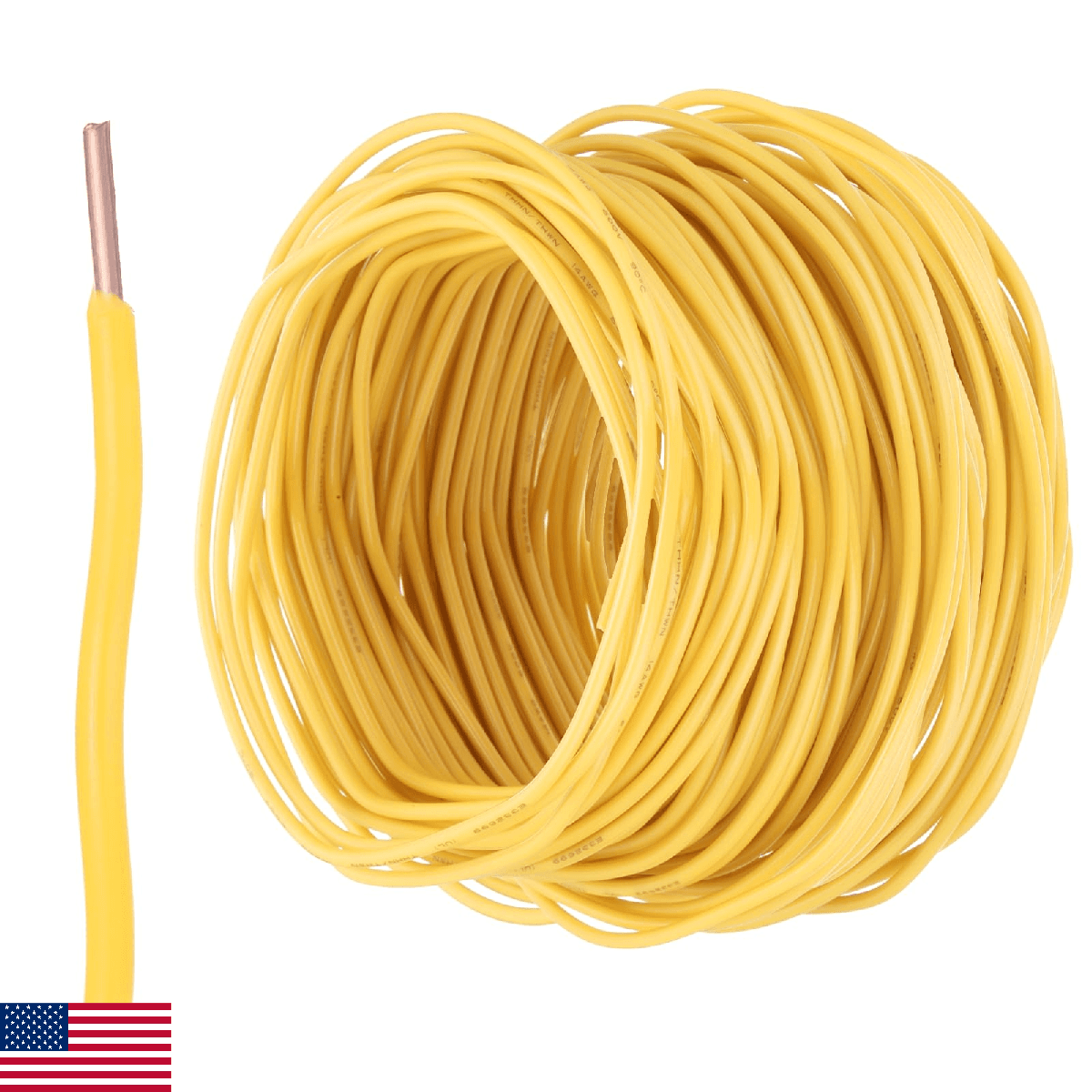 MECCANIXITY THHN Wire 14AWG 150 Feet Electrical Wire Insulated Solid Copper Rate - Image 1
