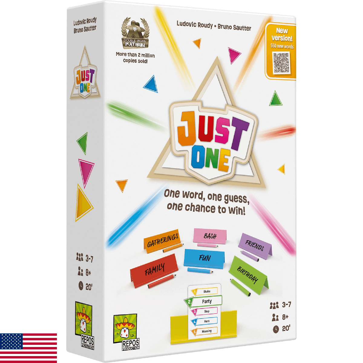 Asmodee Just One Party Game (2025 Refresh) - Cooperative Mystery Word Guessing F - Image 1