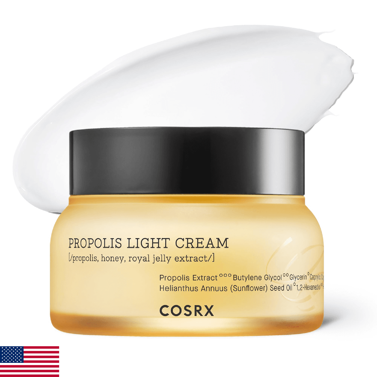 COSRX Full Fit Propolis Light Cream, 2.19 Fl.oz / 65ml, Propolis 64.5%, Hydratin - Image 1
