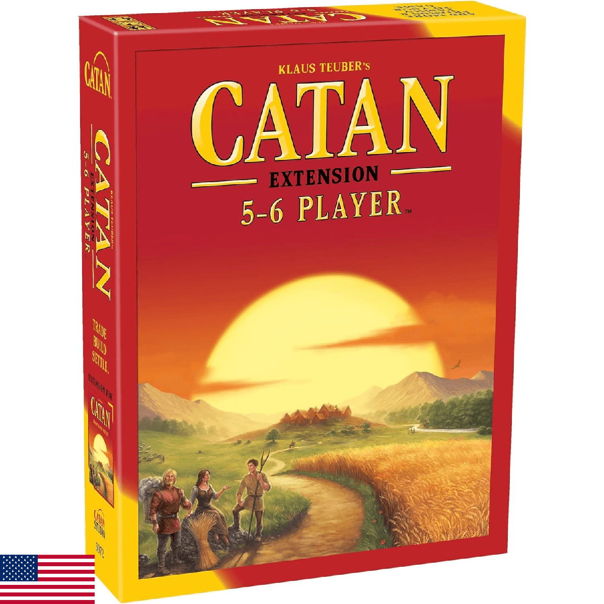 CATAN Board Game 5-6 Player Extension - Expand Your Game for More Players, Strat - Image 1