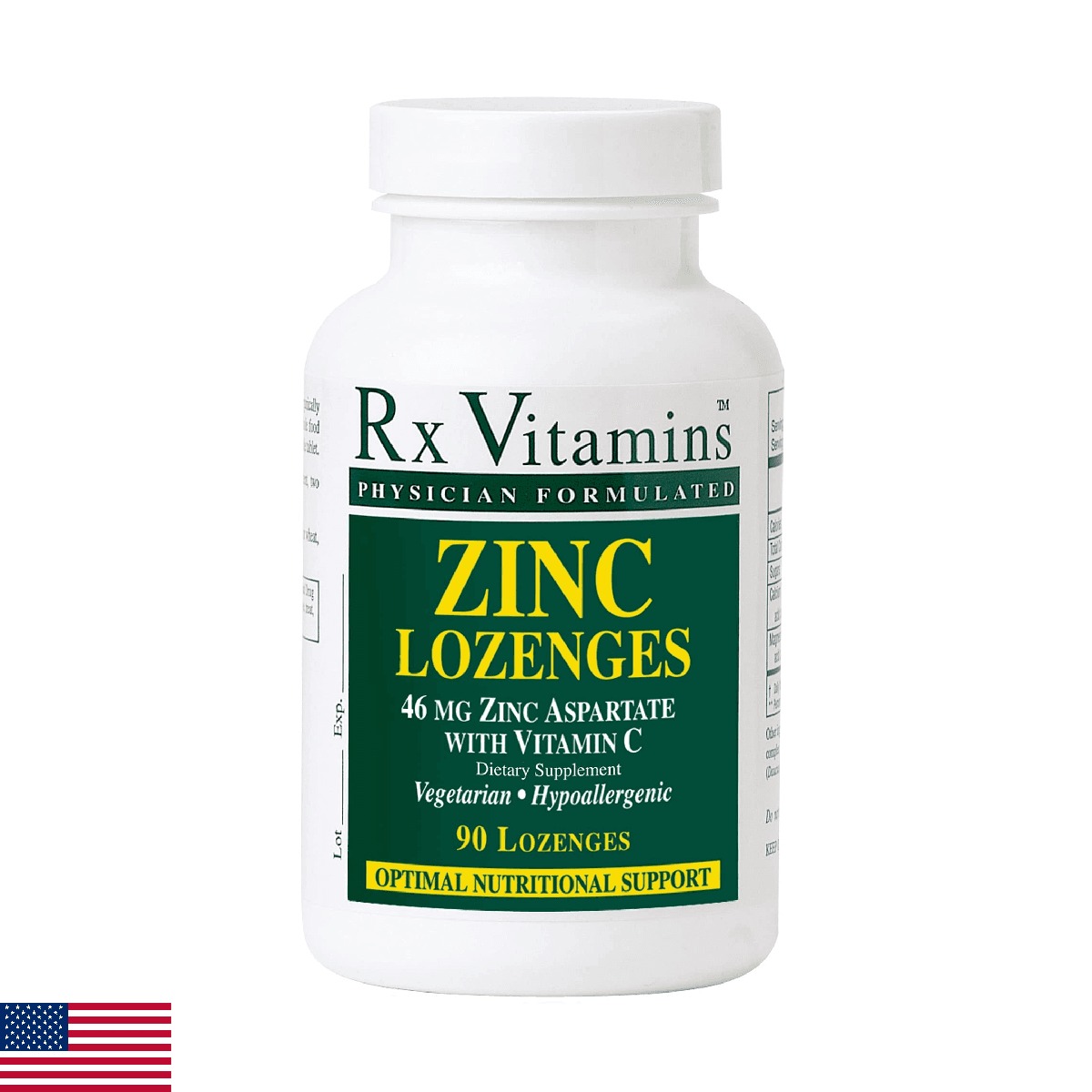 Rx Vitamins Zinc Lozenges 90 Count Zinc Supplement - Image 1