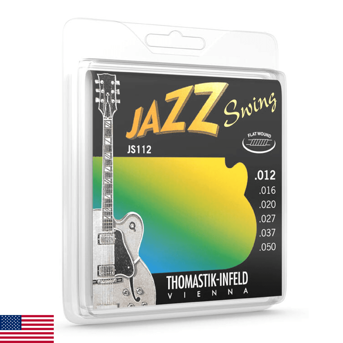 Thomastik-Infeld Jazz Swing Guitar Accessory - Flatwound Acoustic Guitar Strings - Image 1