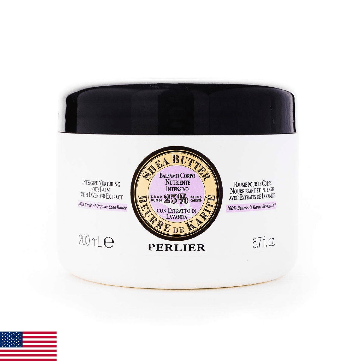 Perlier Shea Butter with Lavender Nurturing Body Balm, 6.7 fl. oz. - Image 1