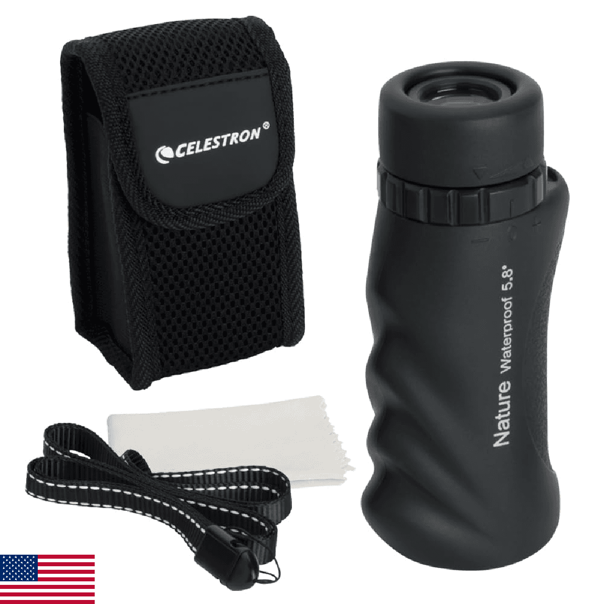 Celestron – Nature 10x25 Monocular – Ideal for Hiking and Wildlife Viewing – Mul - Image 1