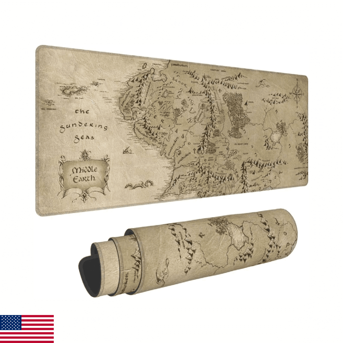 Gaming Mouse Pad XL Extended Large Mouse Mat Desk Pad 31.5"x11.8",Stitched Edges - Image 1