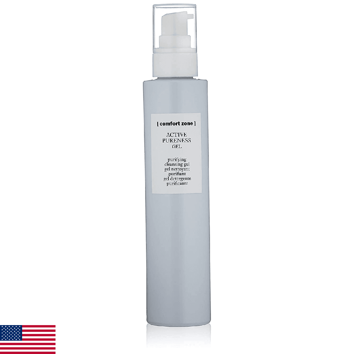 [ comfort zone ] Active Pureness Cleansing Gel, Exfoliating Face Wash, 3% Glucon - Image 1