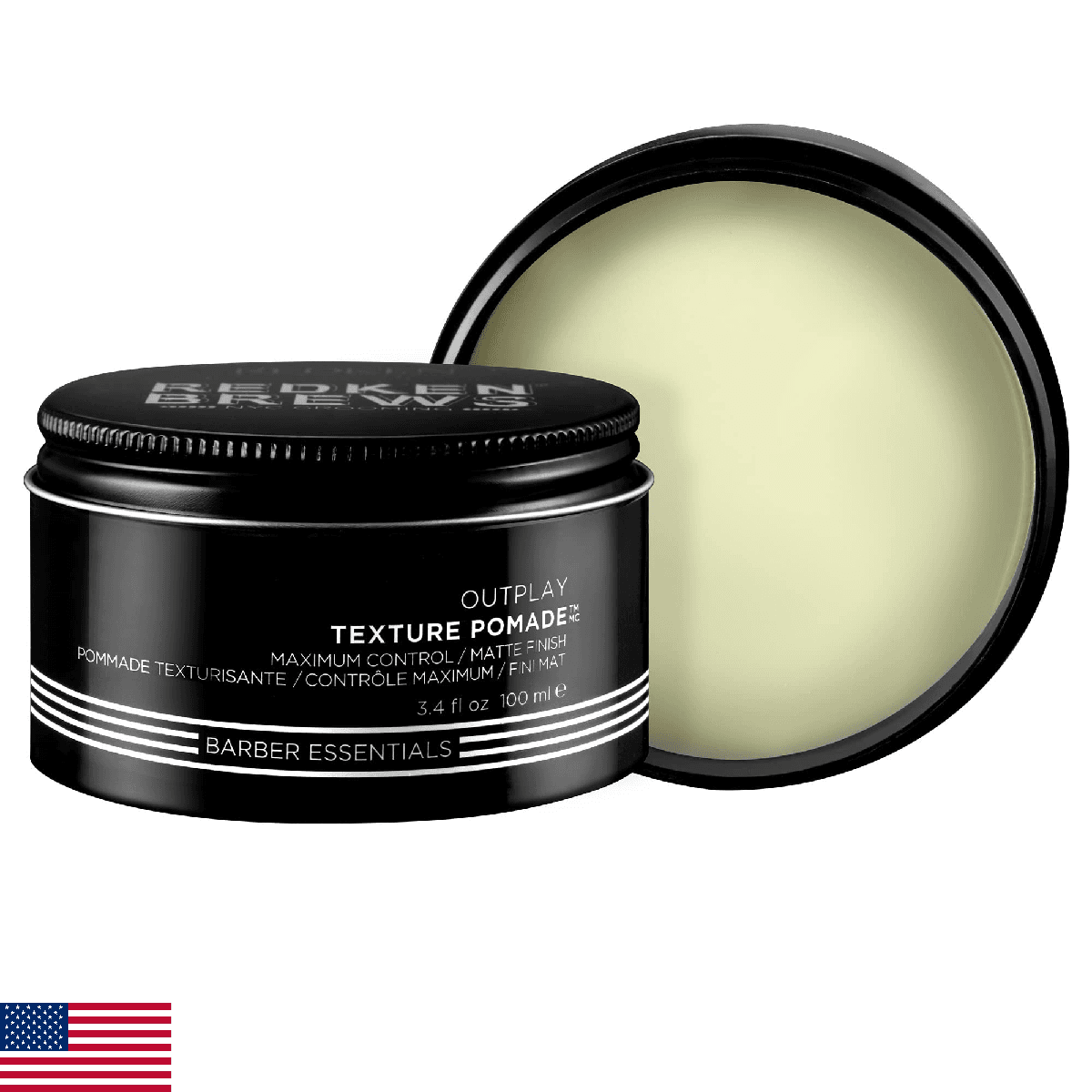 Redken Brews Texture Pomade For Men For All Hair Types - Maximum Strong Hold, Na - Image 1