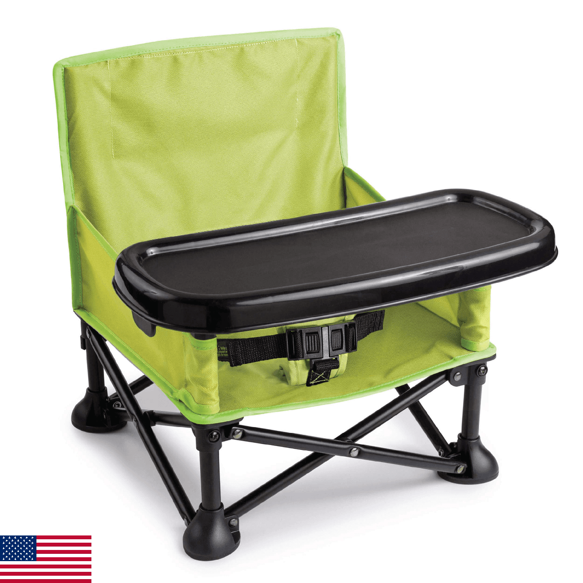 Summer by Bright Starts Pop 'N Sit Portable Booster Chair, Floor Seat, Indoor/Ou - Image 1