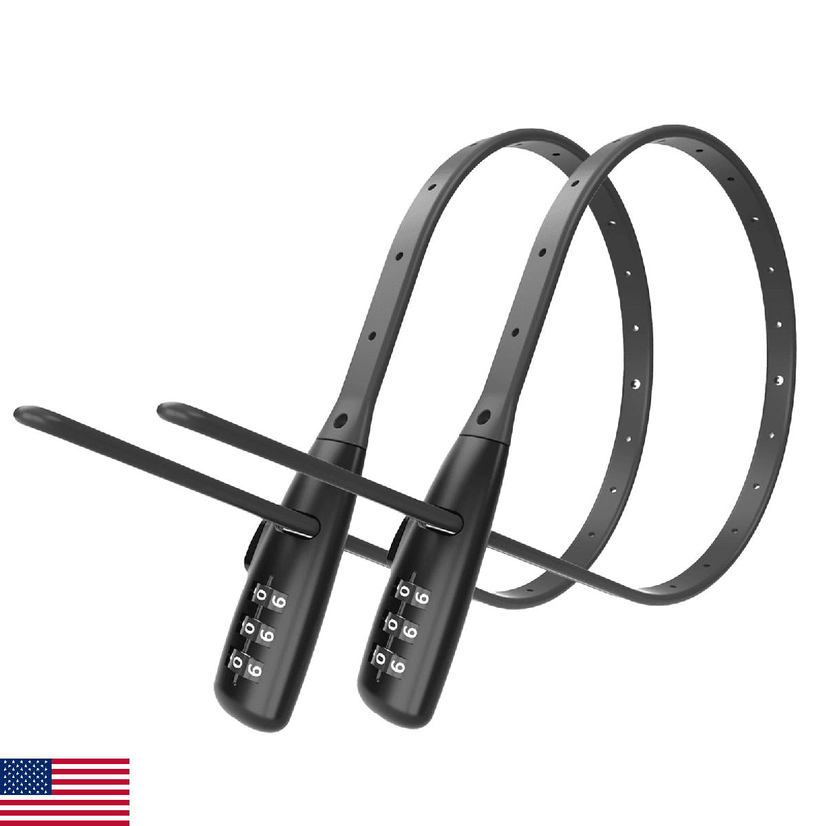 WARLION Zip Tie Lock - 3-Digit Adjustable Cable Lock, for Bike Rack Lock, Motorc - Image 1