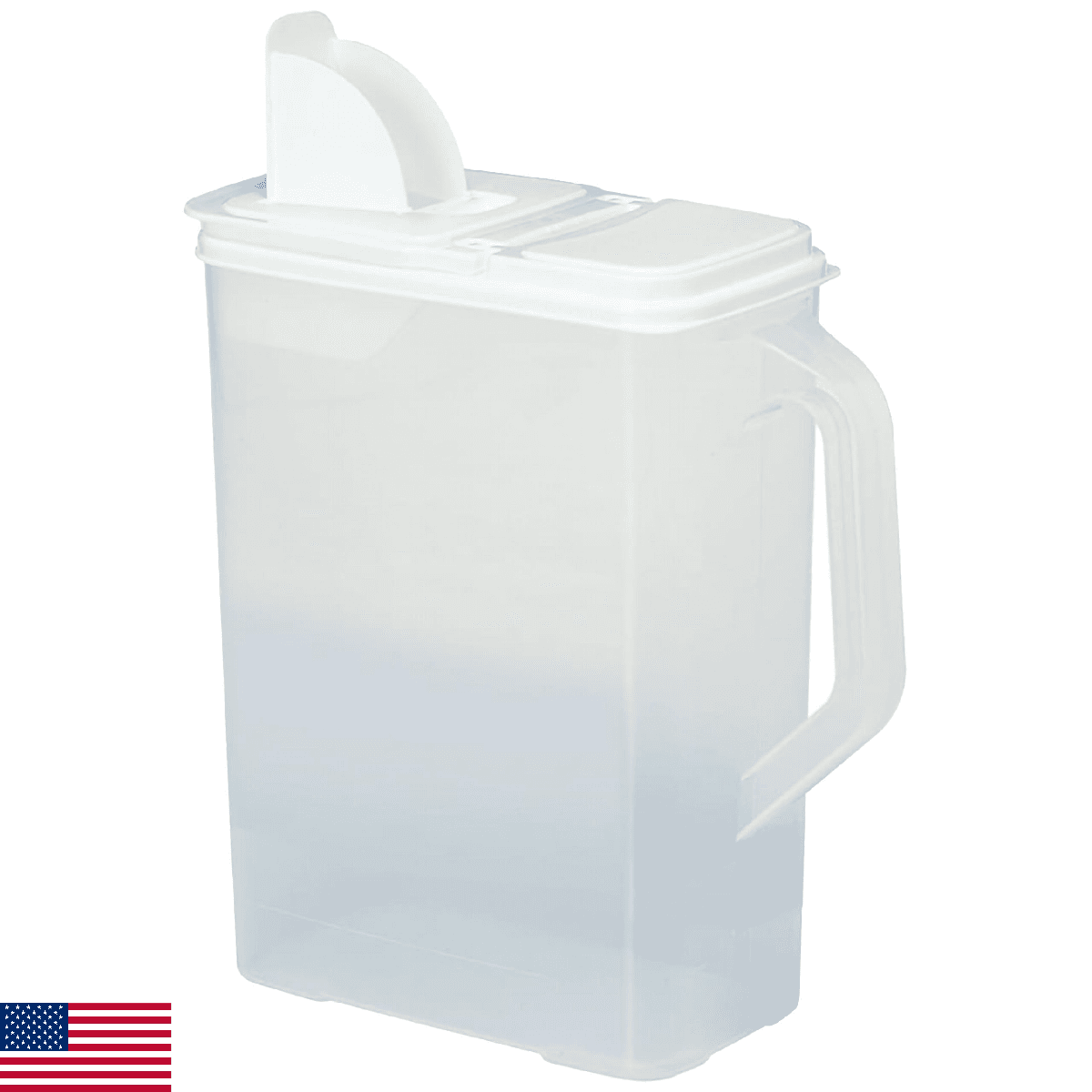 Buddeez Bulk Food Storage Container - 8 Quart All Purpose Clear & Large Pantry a - Image 1