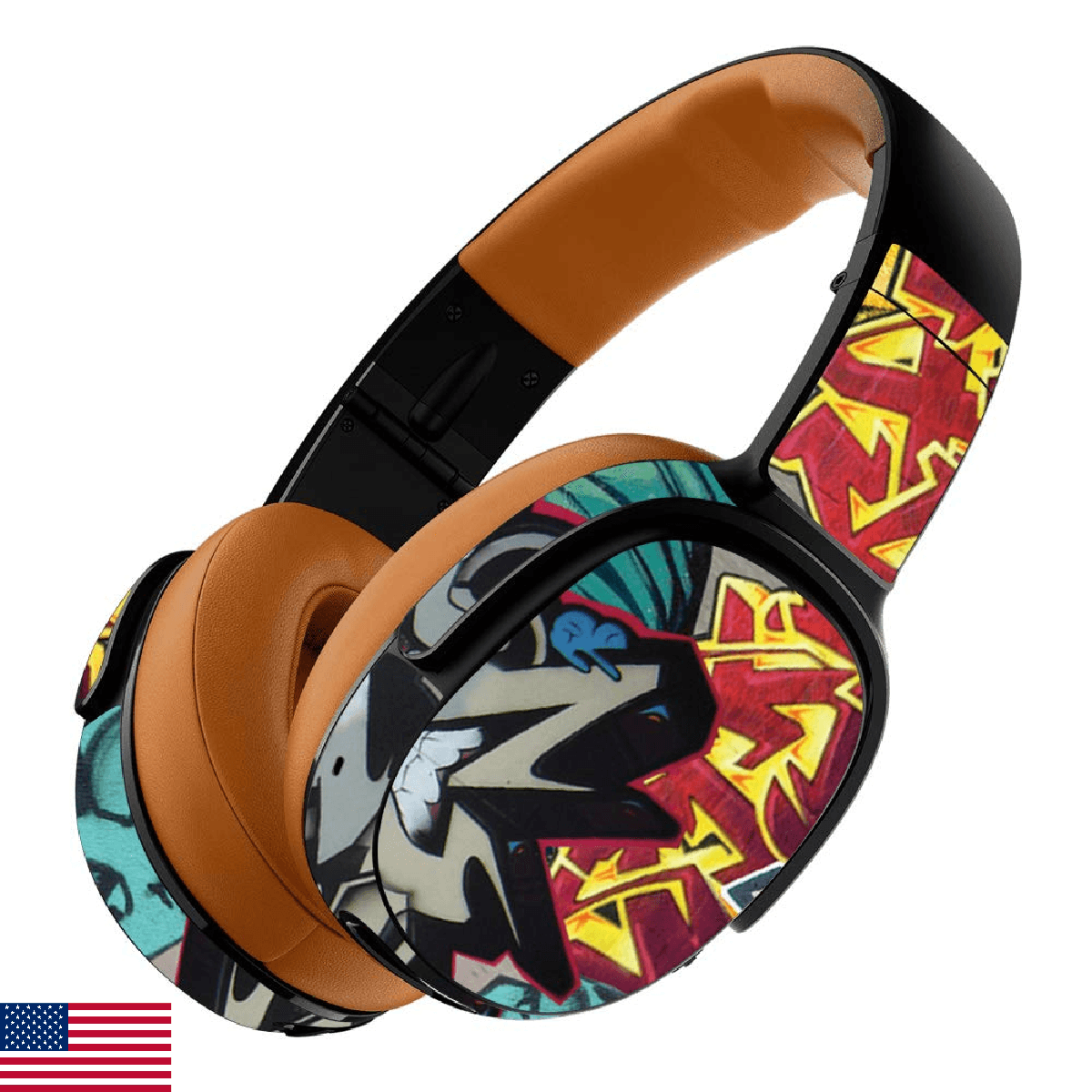 MightySkins Skin Compatible with Skullcandy Crusher 360 Wireless Headphones - Gr - Image 1