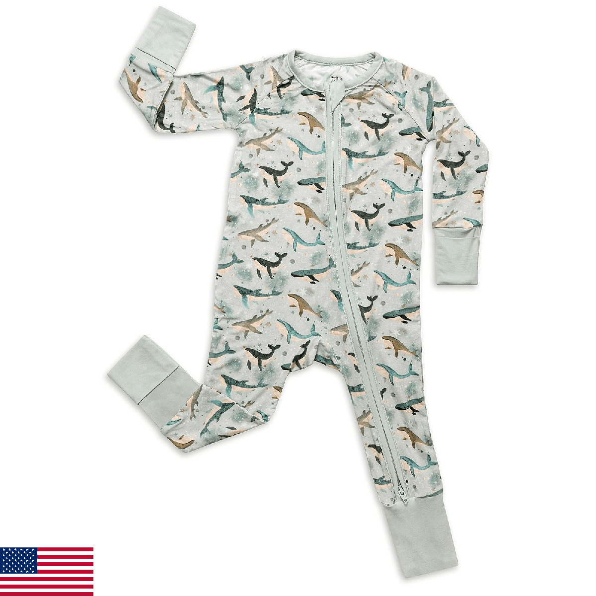 Miaoberry Viscose from Bamboo Baby Sleeper Footie Pajamas – Soft Breathable Bamb - Image 1