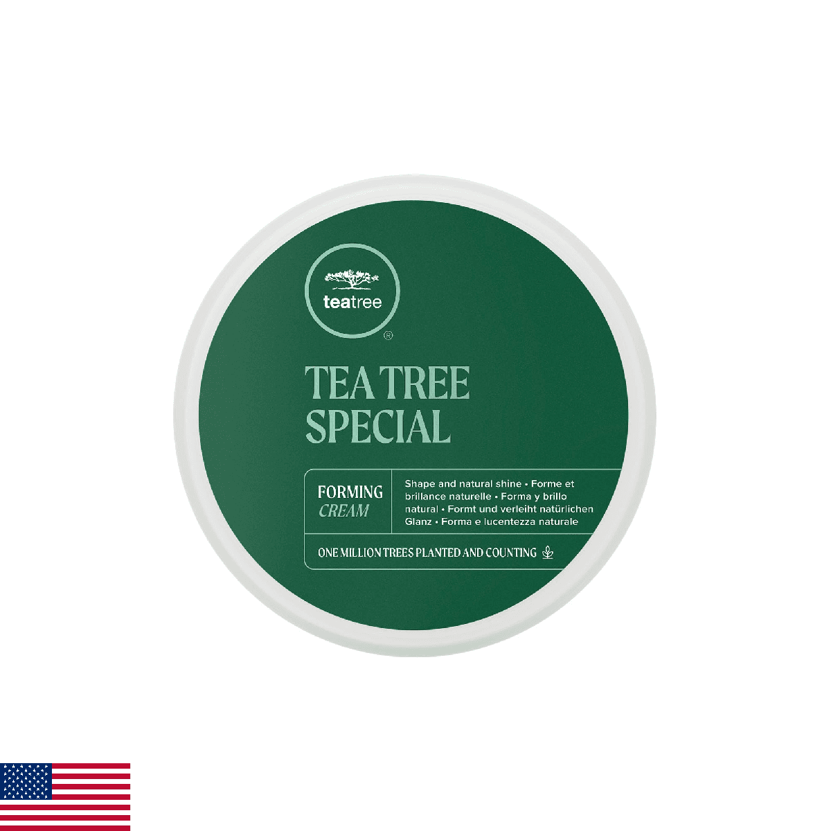 Tea Tree Forming Cream, Flexible Hold, Natural Shine Finish, For All Hair Types, - Image 1