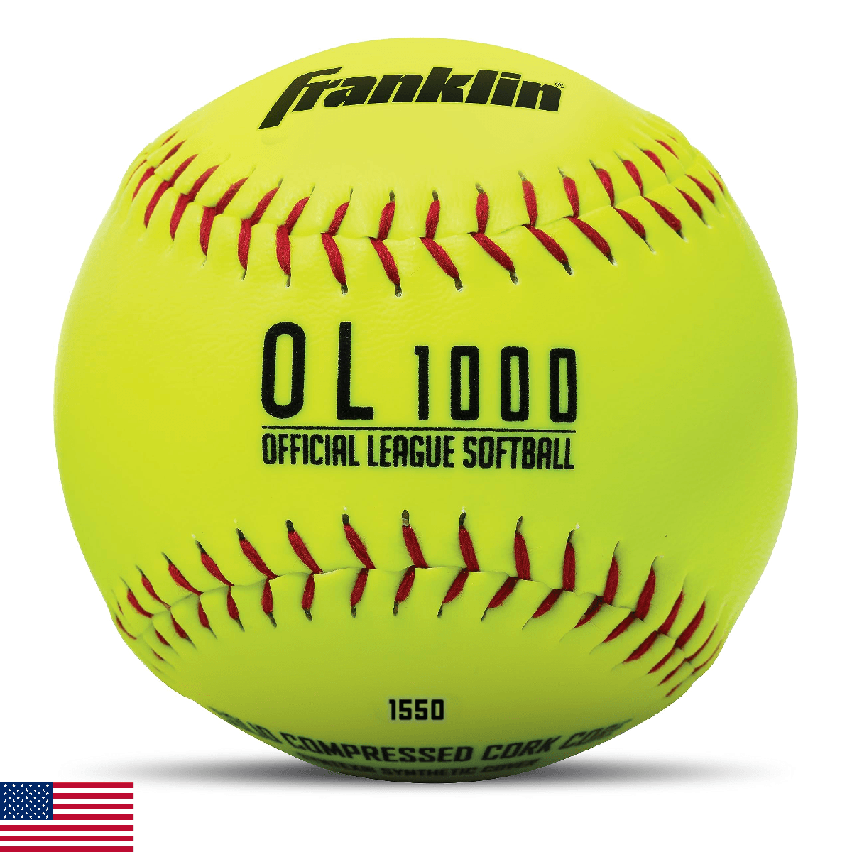 Franklin Sports Official Size Softballs - 12" Softballs - Fastpitch Practice Sof - Image 1